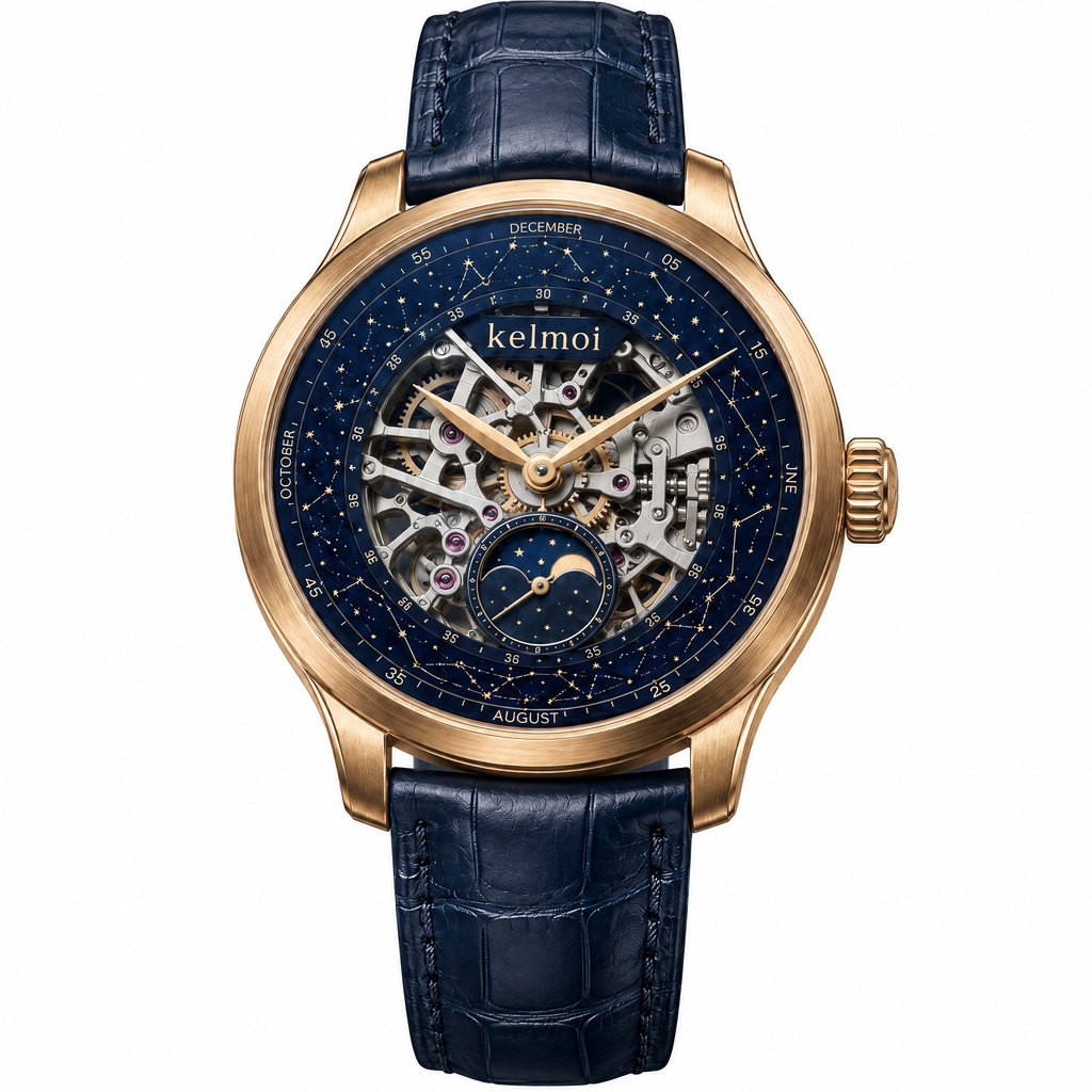 kelmoi™ Astral Frame Openwork Dress Watch