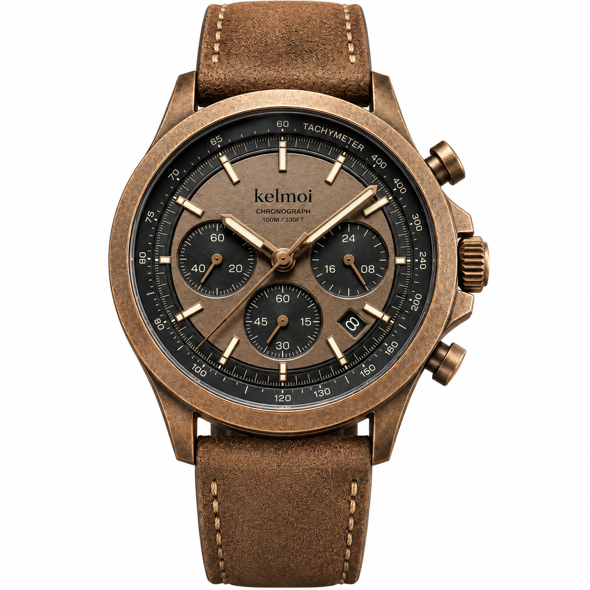 kelmoi™ Frontier Chronograph-Style Field Watch